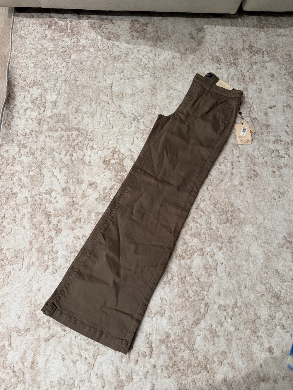 NYDJ Women’s Straight-Leg Pants in Dark Brown